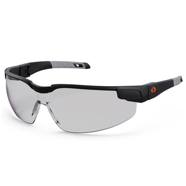 Skullerz By Ergodyne In/Outdoor Lens Matte Black Safety Glasses Adjustable Temples DELLENGER